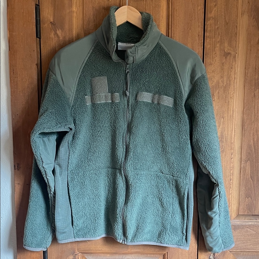 Military Green Fleece Jacket